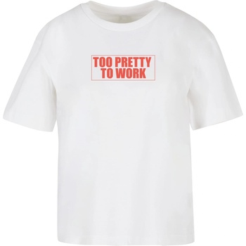 Mister Tee Тениска Too Pretty To Work Tee white XXLUB-MST158-00220 - Камуфлаж, размер XL