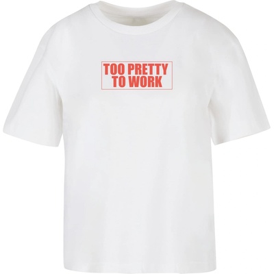 Mister Tee Тениска Too Pretty To Work Tee white XXLUB-MST158-00220 - Камуфлаж, размер XL