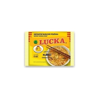 Lucka Instantní nudlová polévka kuřecí 60g – Zboží Dáma