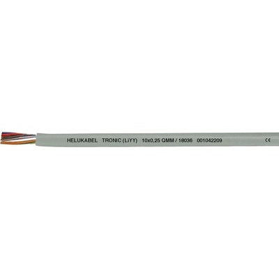 Helu 18061-1000 dátový kábel LiYY 6 x 0.34 mm² sivá 1000 m