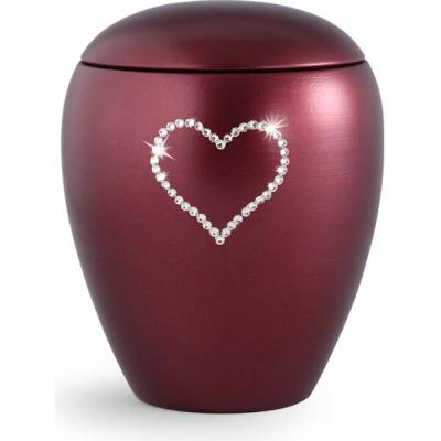 Zvieracia urna Crystal Heart - Rubínová 1,5l