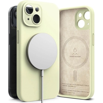 Ringke Magsafe Калъф за iPhone 15, Ringke Silicone Magnetic Case, Зелен (8809919309356)