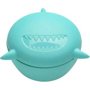 Melii Силиконова купичка с капак Melii - Shark, 350 ml (ML12800)