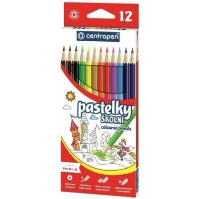 Centropen Remauch školní pastelky 9520 sada 12 barev