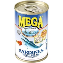 Mega Sardinky v oleji 155g