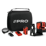 PRO Комплект лазерен нивелир + аксесоари pro pro-aq180g/ 30 м (pro-l1203)