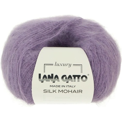 Lana Gatto Silk Mohair 8391 fialová