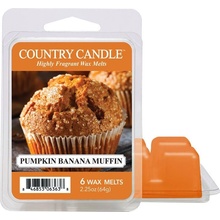 Country Candle Pumpkin Banana Muffin Vonný Vosk 64 g