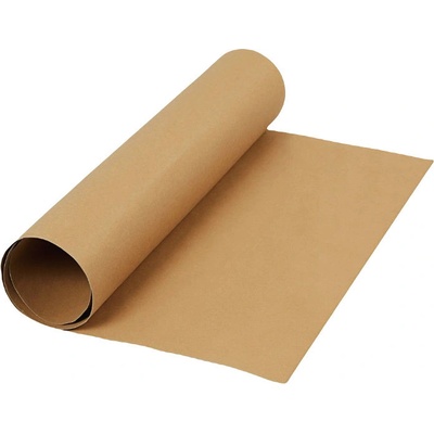 Creativ Company Papír se vzhledem kůže hnědý 50 × 100 cm