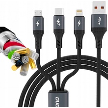 Dudao L3E USB 3v1 Micro USB / USB-C / iPhone Lightning, 60W