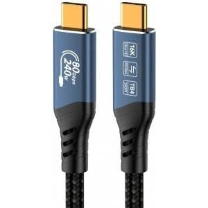 PremiumCord USB4 Version2.0 80Gbps 16K@60Hz 240W Thunderbolt 3 to 4 Cable 1.2m