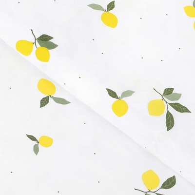 Goldea bavlněné plátno - citrony 160 cm