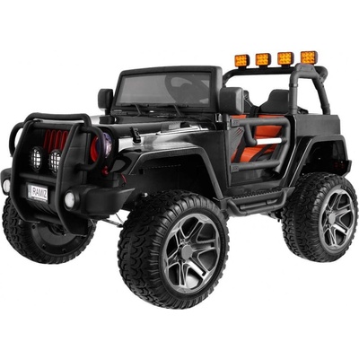 Ramiz Elektrické autíčko Jeep Monster 4x45W motor 2x12V7Ah batéria nelakované čierne