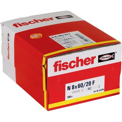 Fischer 513701 hřebíková hmoždinka 60 mm 8 mm 100 ks