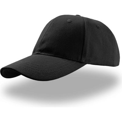 Atlantis Headwear Liberty Six z těžké bavlny 6 panelová COT33302000299 black Černá