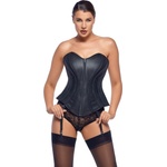 Zado Nappa Leather Corset 2000210 Black S