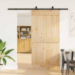 vidaXL Преплъзваща се врата NARVIK 100 x 210 см (213, 5 см) (3445274)