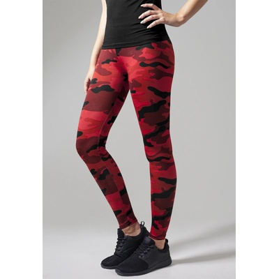 Urban Classics Ladies Camo leggings RED CAMO