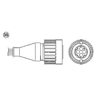 Lambda sonda NGK OZA572-E2