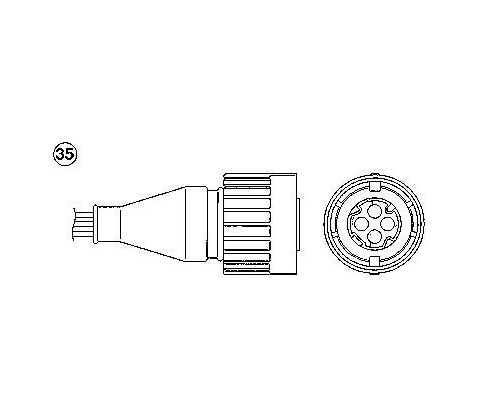 Lambda sonda NGK OZA572-E2