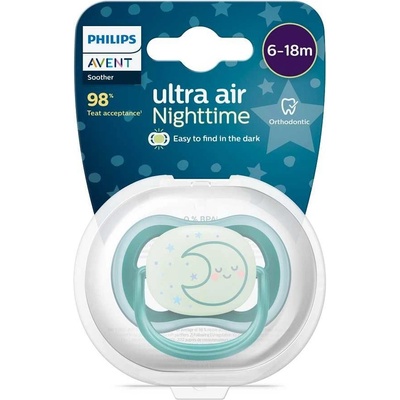 Philips Avent cumlík ultra air nočné zelená 1 kus