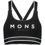 Mons Royale Дамски спортен сутиен Mons Royale Women's Stella X-Back Bra Sports bra - Black (115-1403-0112)