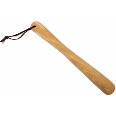 MAWA Dřevěná lžíce na boty s koženou šňůrkou, 40 cm, přírodní buk – Zboží Dáma