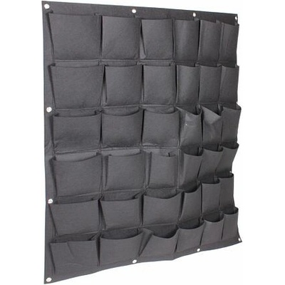 Merco Wall Grow Bag 36 textilní květináče na zeď černá 1 ks