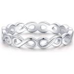Silenti Jewelry Сребърен пръстен "Безграничност" - 8 - 57мм (18.1мм диам. )