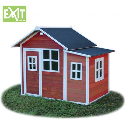 Exit Dřevěný domeček Loft 150 červený