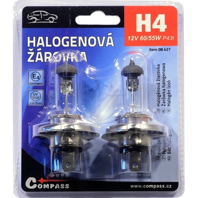Compass H4 P43t 12V 60/55W
