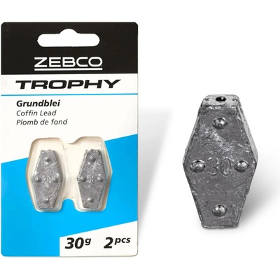 ZEBCO - Olovo Trophy Coffin Lead 30 g 2 ks
