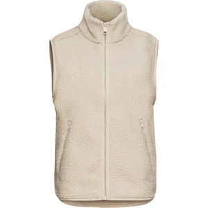 Jack Wolfskin Дамски поларен елек Jack Wolfskin Women's High Curl Vest Fleece vest - Oyster (132-1379-0312)