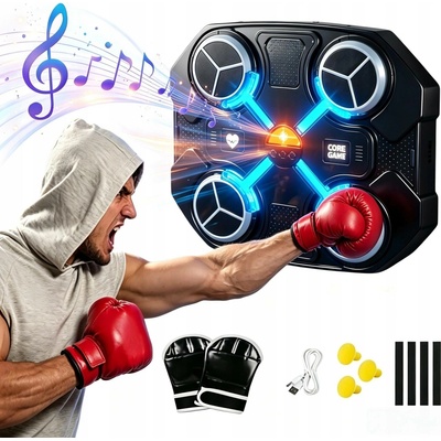 HMS TB13 Elektronický boxerský terč s LED Bluetooth a rukavicemi – Zbozi.Blesk.cz