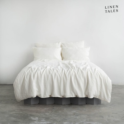 Linen Tales Бяло спално бельо за двойно легло 200x220 cm - Linen Tales (LT-DCS-200x220/50x70-W)
