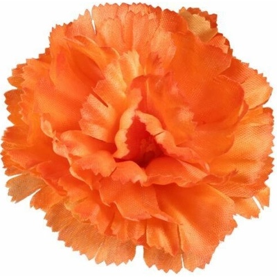 Umelý karafiát oranžový 9 cm