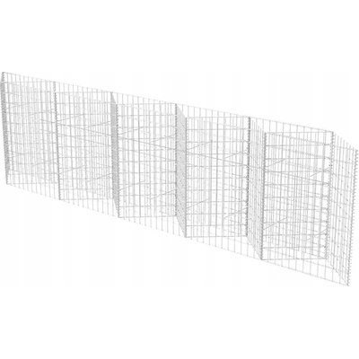 ZBXL Gabionový koš pozinkovaná ocel 300 x 30 x 100 cm