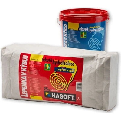 Hasoft KARTÓN VO VEDRE Dvojzložková hydroizolácia 34 kg vrece (25 kg a 9 kg)