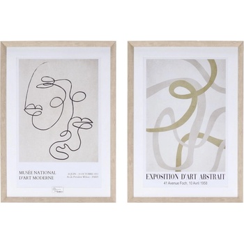 Bizzotto КОМПЛЕКТ 2 КАРТИНИ sherley С РАМКА 50x70 (0242837)