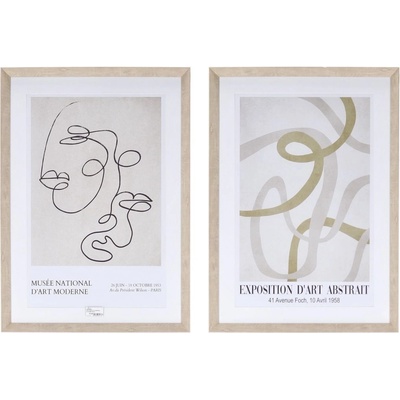 Bizzotto КОМПЛЕКТ 2 КАРТИНИ sherley С РАМКА 50x70 (0242837)