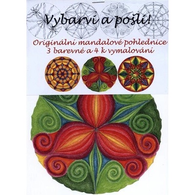 Vybarvi a pošli - mandalové pohlednice