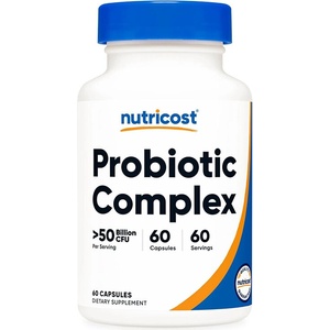 Nutricost Стомашно-чревно здраве и силен имунитет - Пробиотик комплекс, 50 млрд. активни пробиотици х 60 капсули (57240 (151101) nc)