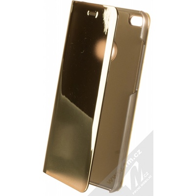 Pouzdro 1Mcz Clear View Huawei P9 Lite 2017 zlaté – Sleviste.cz