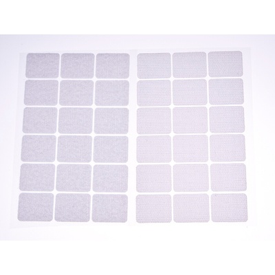 Suchý zip samolepicí obdélníčky 25x32 mm Varianta: bílý
