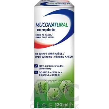 Muconatural Complete sirup proti kašľu 1 x 120 ml