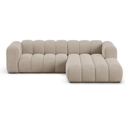 Micadoni Бежов шенилов ъглов диван (десен ъгъл) Lupine - Micadoni (MIC_RC_M_214_F1_LUPINE2)