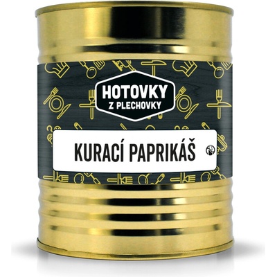 Hotovky z plechovky Kurací paprikáš 0,8 kg