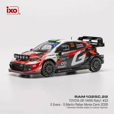 Toyota GR Yaris Rally1 Rallye Monte Carlo 2026 33 Evans MartinIXO 1:43