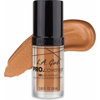 L.A. Girl Pro Coverage Rozjasňující make-up GLM649 Tan 28 ml
