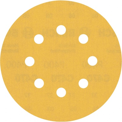 BOSCH Brúsny papier EXPERT C470 s 8 otvormi, 125 mm, zrnitosť 400, 5 ks 2608900811
